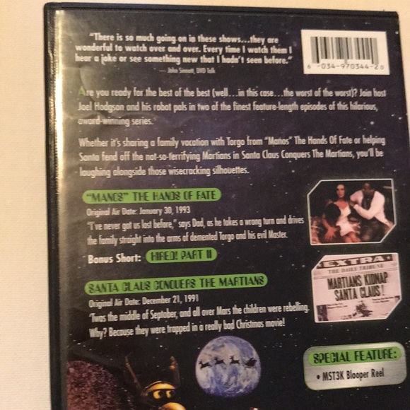 Mystery Science Theater 3000 Collection Essentials 2-Discs 2 Movies - Picture 6 of 8